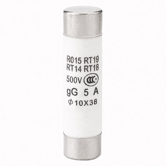 Fusible rápido cerámico de 5A 10x38 mm-1