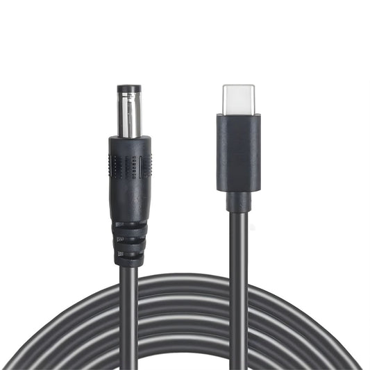 Cable de USB-C PD a DC 5521 de 12V - 3A-1