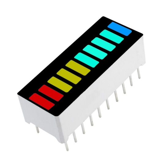 Indicador LED de 10 tiras, 4 colores-2