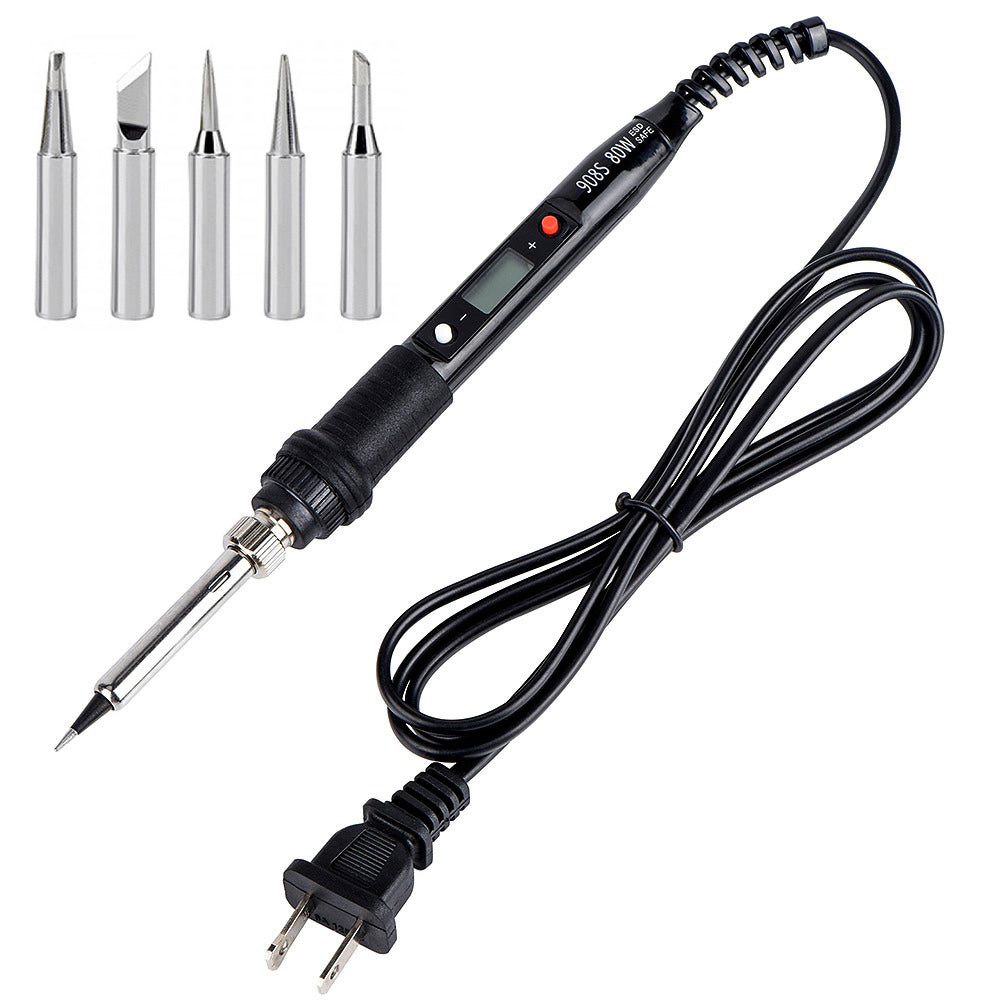 Cautín con temperatura variable y pantalla de 80W JCD 908S-1