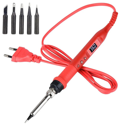 Cautín con temperatura variable y pantalla de 80W JCD 908U-1
