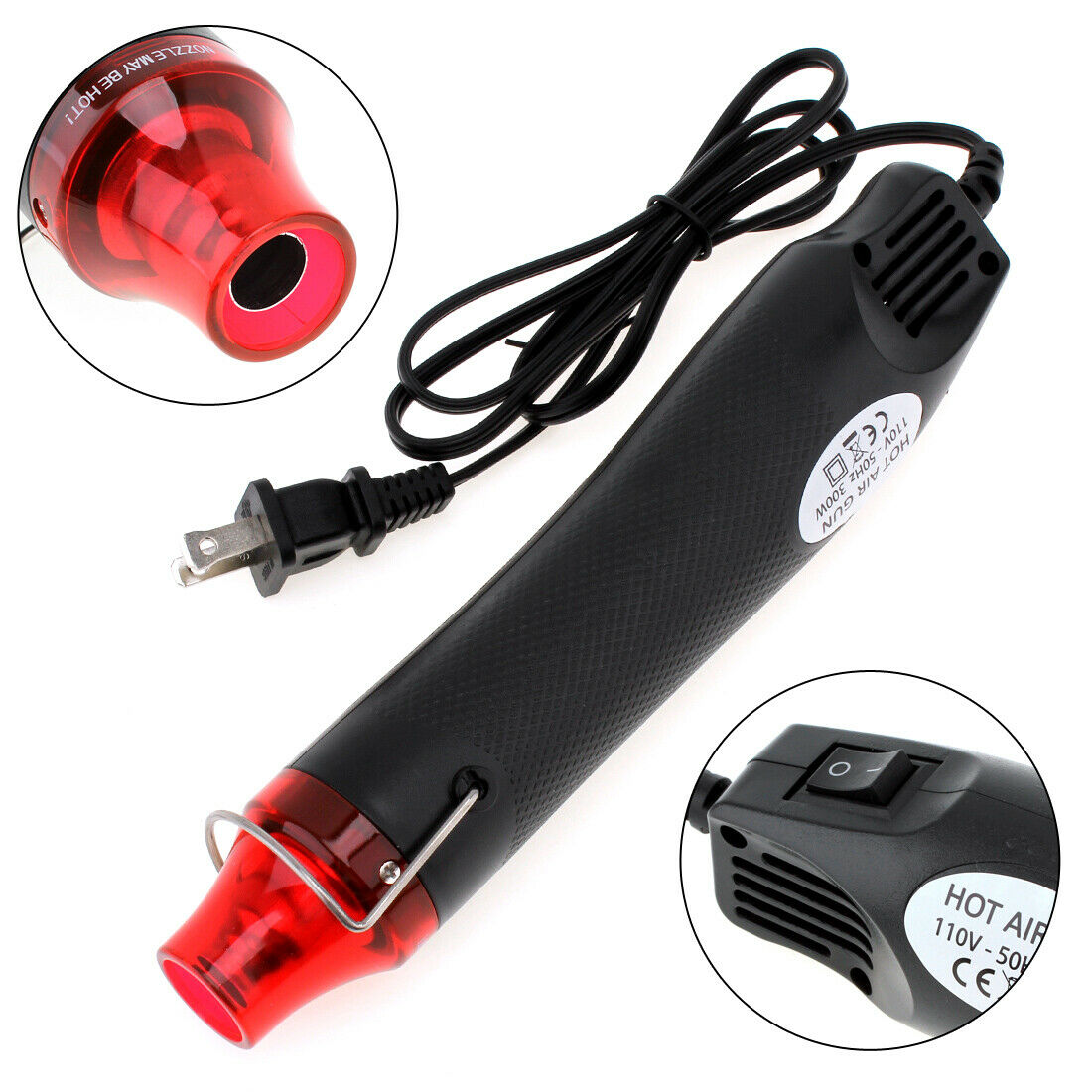 Pistola de calor JCD para termoencogible - 300W-1