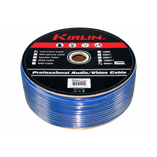 Cable para instrumento Kirlin calibre 24, azul - metro-1
