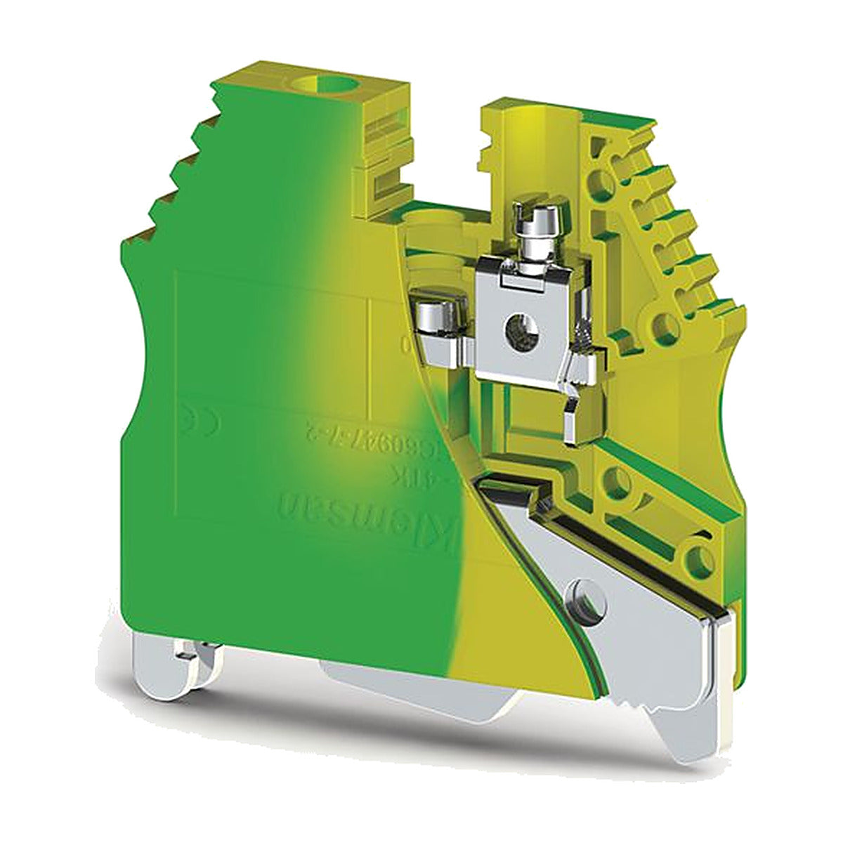 Bornera de tierra Klemsan 2.5 a 4 mm² AVK 2,5/4 TK-1