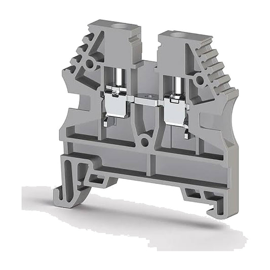 Bornera de paso Klemsan gris 6 mm² 40 A AVK 6-1