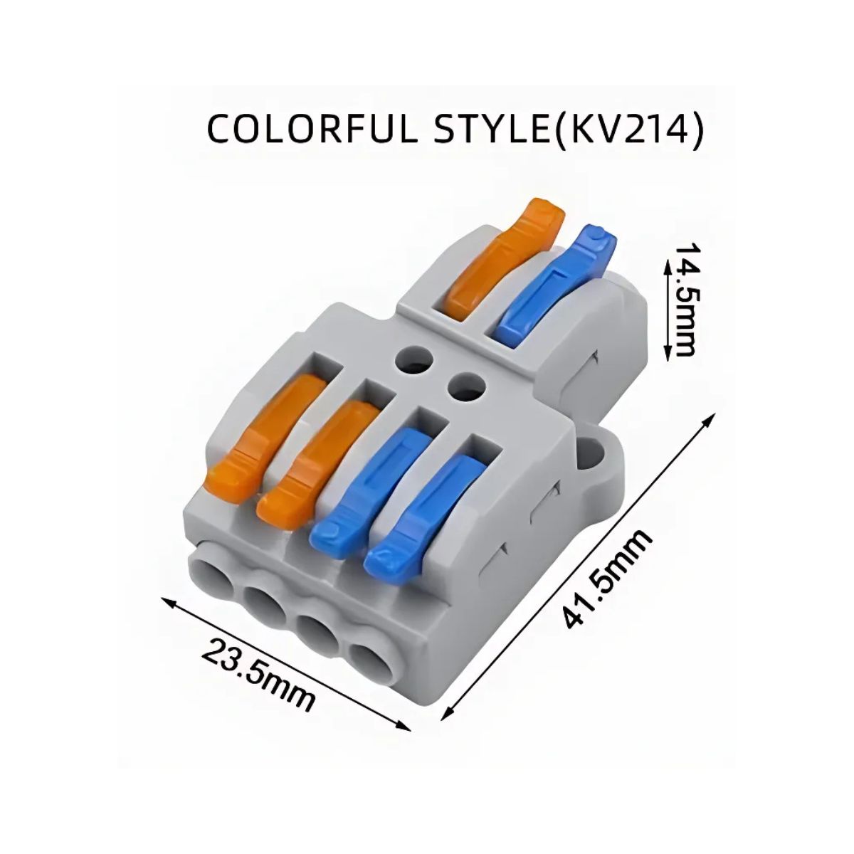 Conector de empalme rápido 2 a 4 - KV214-4