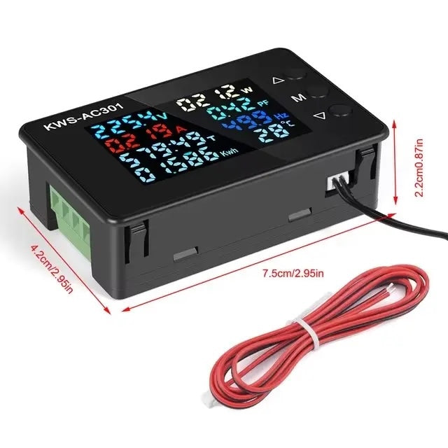 Medidor de potencia KWS-AC301 de 20A con RS485-2
