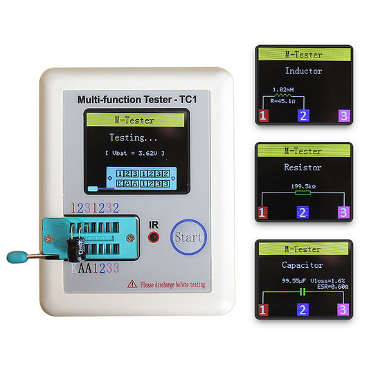 Tester de componentes LCR-TC1-2