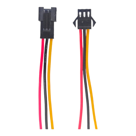 Pareja de cables con conector de 3 líneas - 15 cm-1