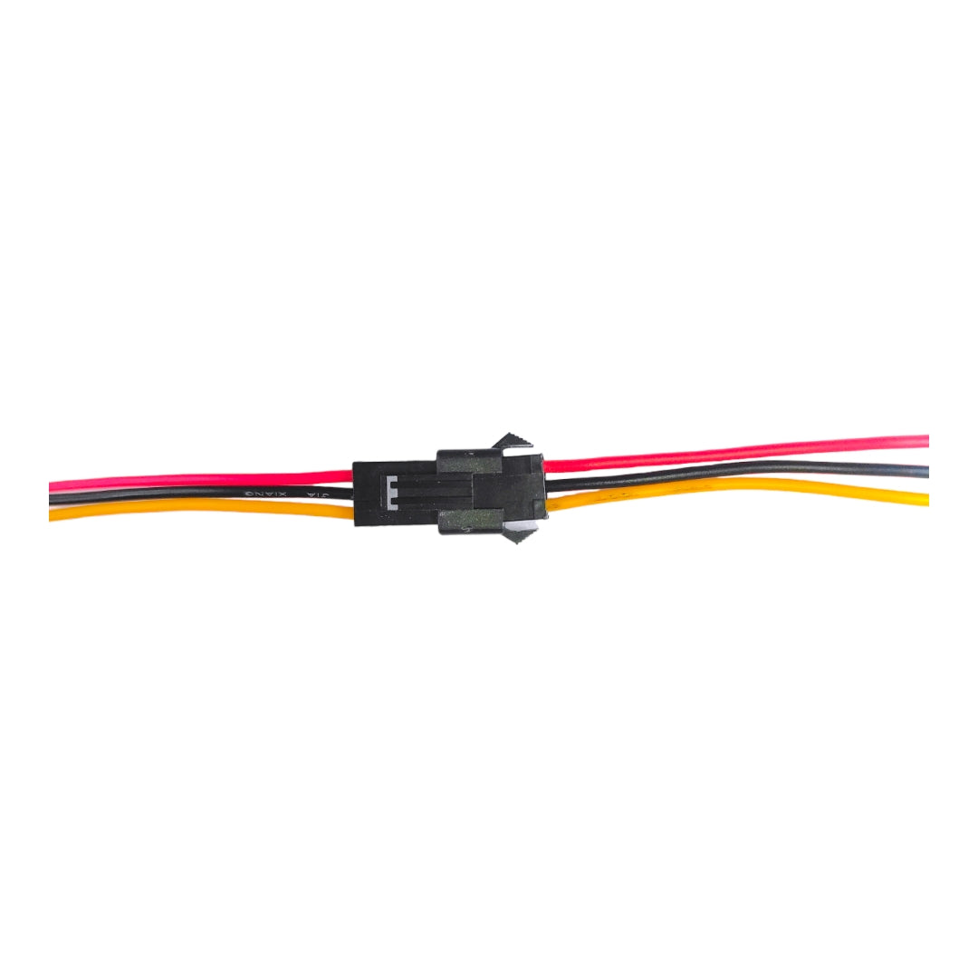 Pareja de cables con conector de 3 líneas - 30 cm-2