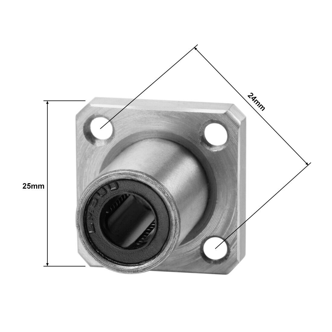 Cojinete lineal de 8mm LMK8UU con base de cuadrada-3