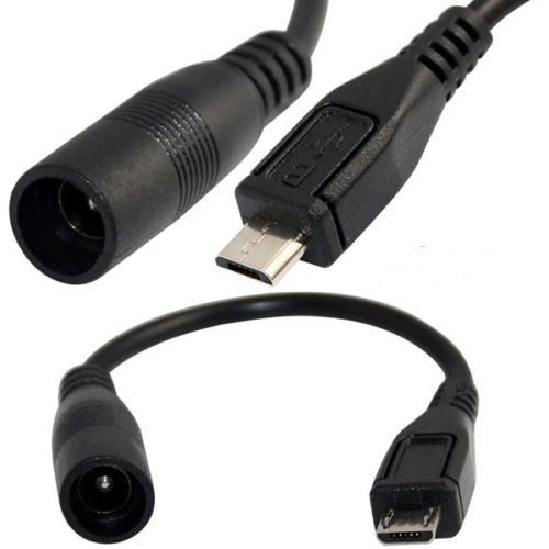 Cable de DC hembra de 2.1mm a micro USB-1