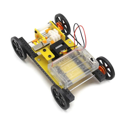 Kit armable de carrito con caja de 3 velocidades-1