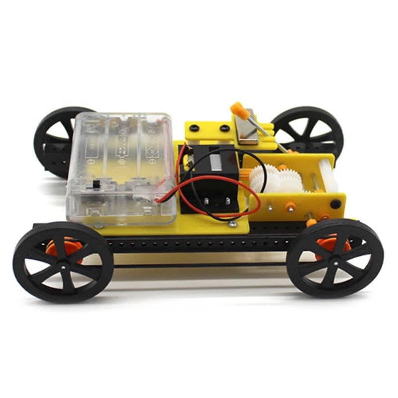 Kit armable de carrito con caja de 3 velocidades-2