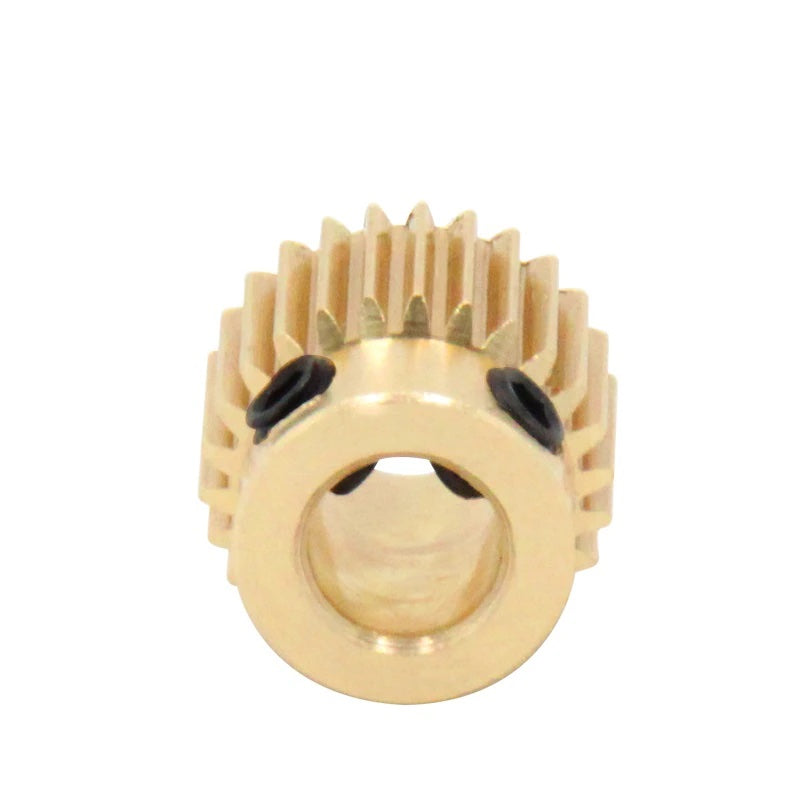 Engranaje de latón para extrusor MK8 de 26 dientes-2