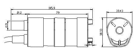 Bomba sumergible YX-840 de 12V y 600 L/h-3