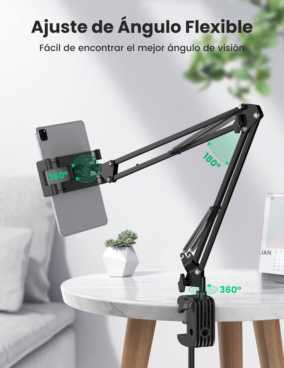 Brazo flexible grande UGREEN para teléfono o tablet-2