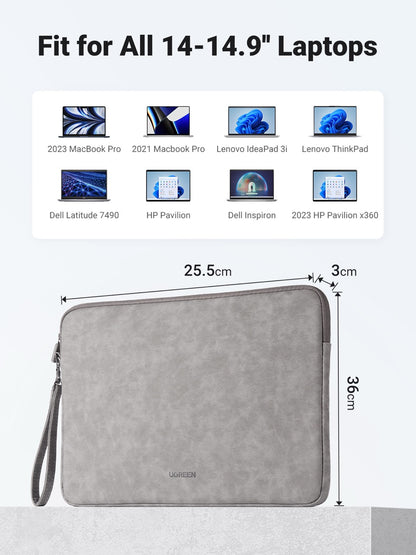 Funda para laptop UGREEN de 14" - gris-4