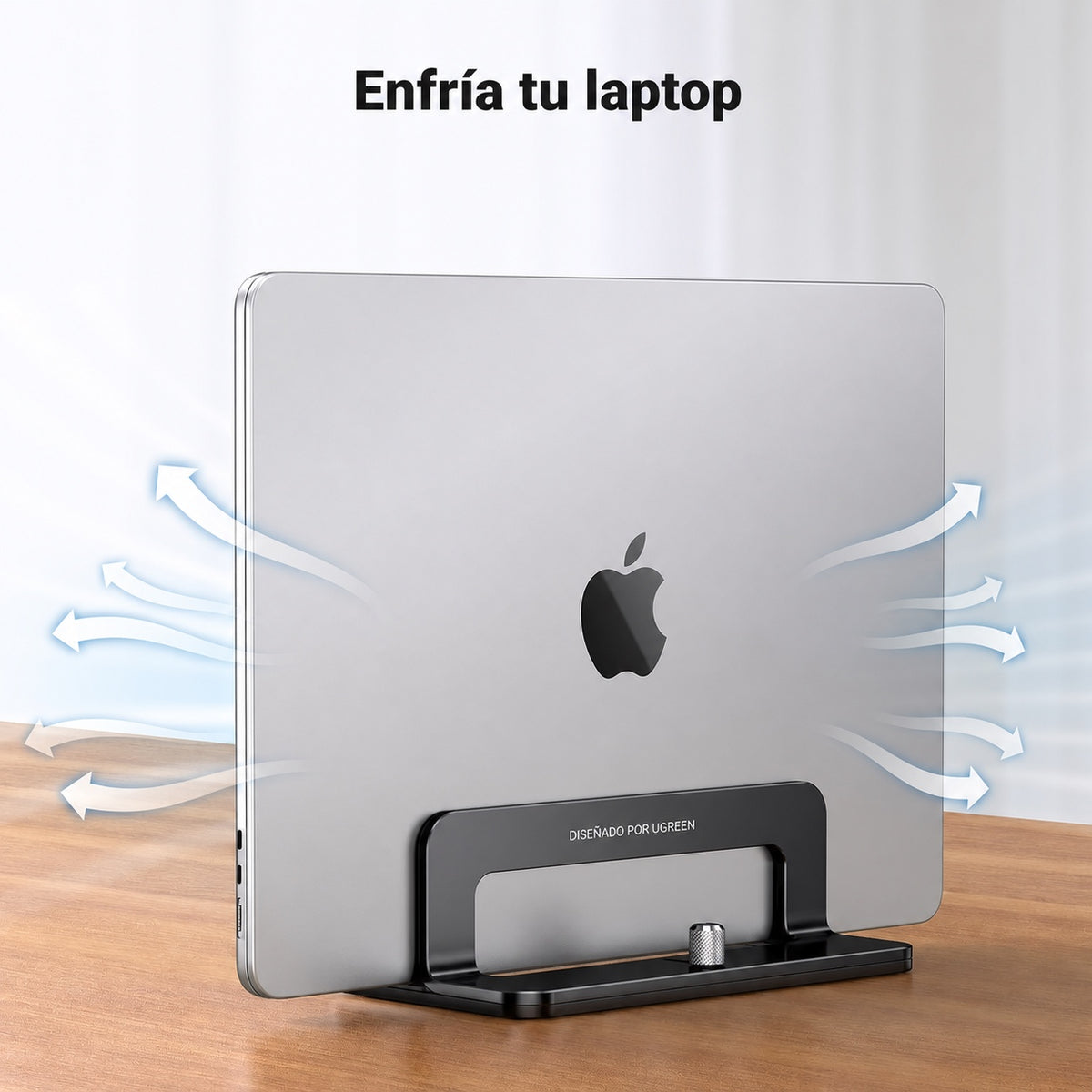 Soporte vertical para laptop UGREEN - negro