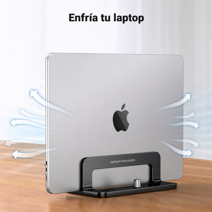 Soporte vertical para laptop UGREEN - negro