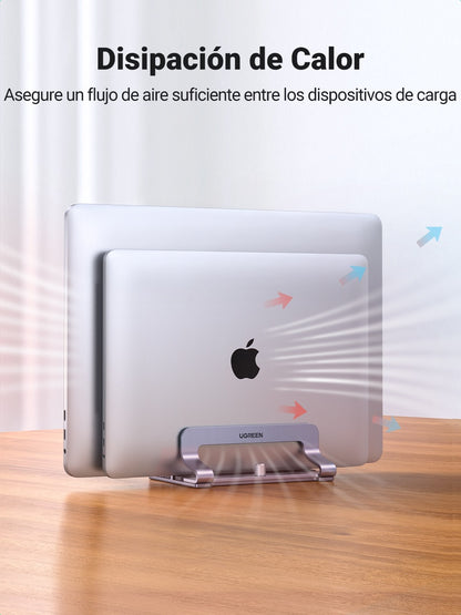 Soporte vertical doble para laptop UGREEN-4