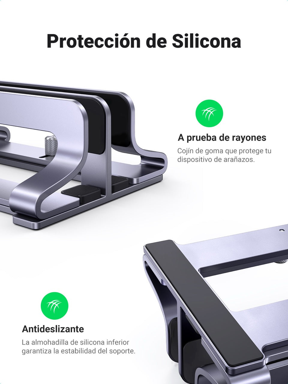 Soporte vertical doble para laptop UGREEN-6