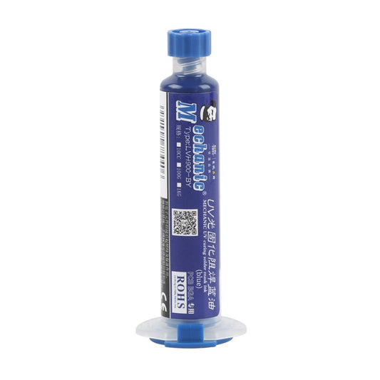Máscara para soldar Mechanic LY-UVH900 en jeringa de 10cc, azul-1