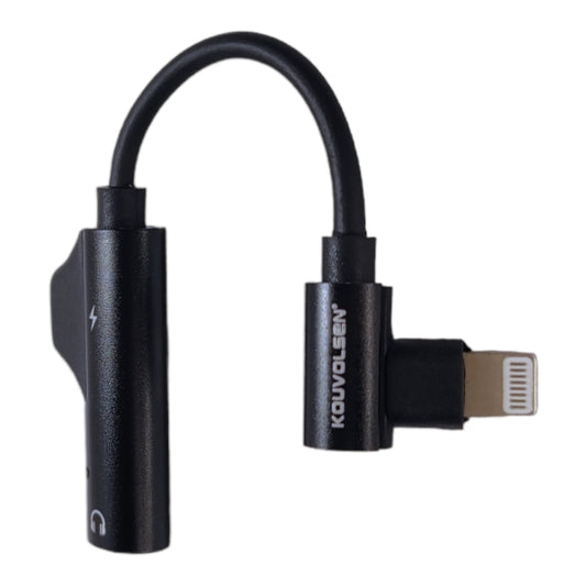 Adaptador de Lightning macho a Lightning y 3.5mm hembra-2