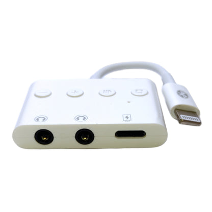 Adaptador de Lightning macho 4 en 1 con controles-1