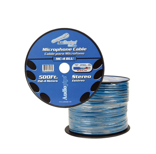 Cable balanceado para micrófono, azul - metro-2