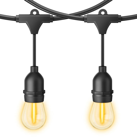 Serie LED vintage de 24 focos para exterior-1