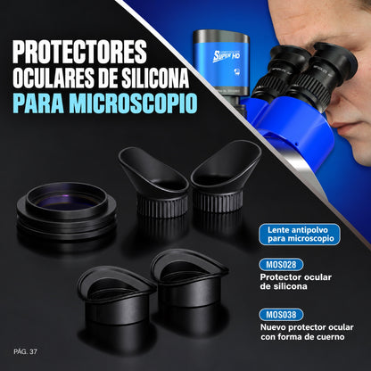 Copas oculares Mechanic MOS038 para microscopio, par-2