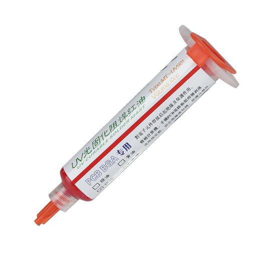 Máscara para soldar Xinhongxin 10mL, rojo