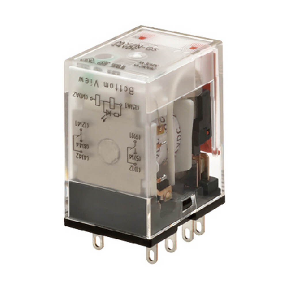 Relé Omron DPDT de 24V MY2N-GS DC24-1