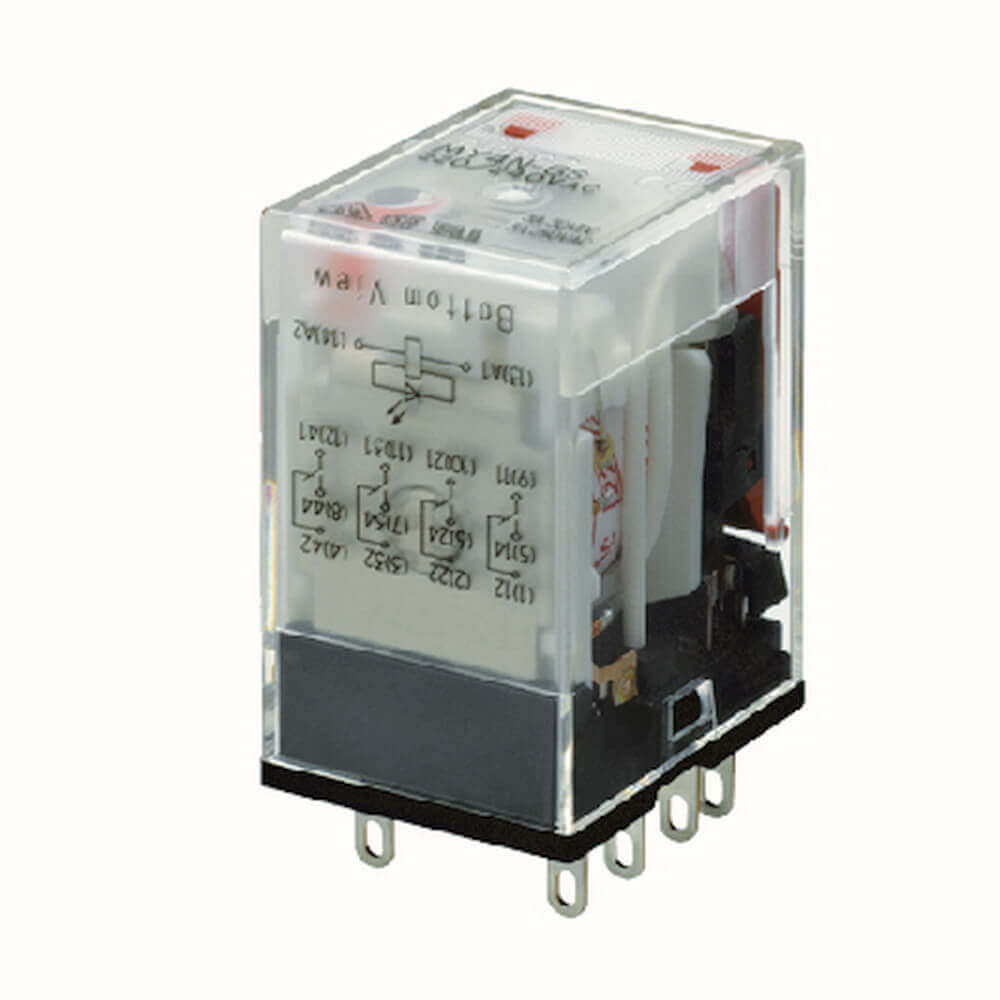 Relé Omron 4PDT de 24V MY4N-GS DC24-1