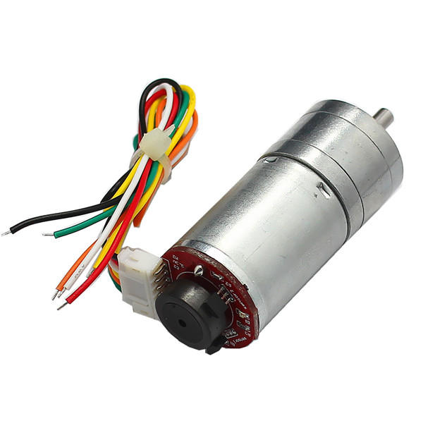 Motorreductor 25GA370 con encoder de 12V a 35 RPM-2