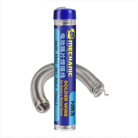 Alambre Mechanic para soldar niquel de 0.8mm de 25g-1