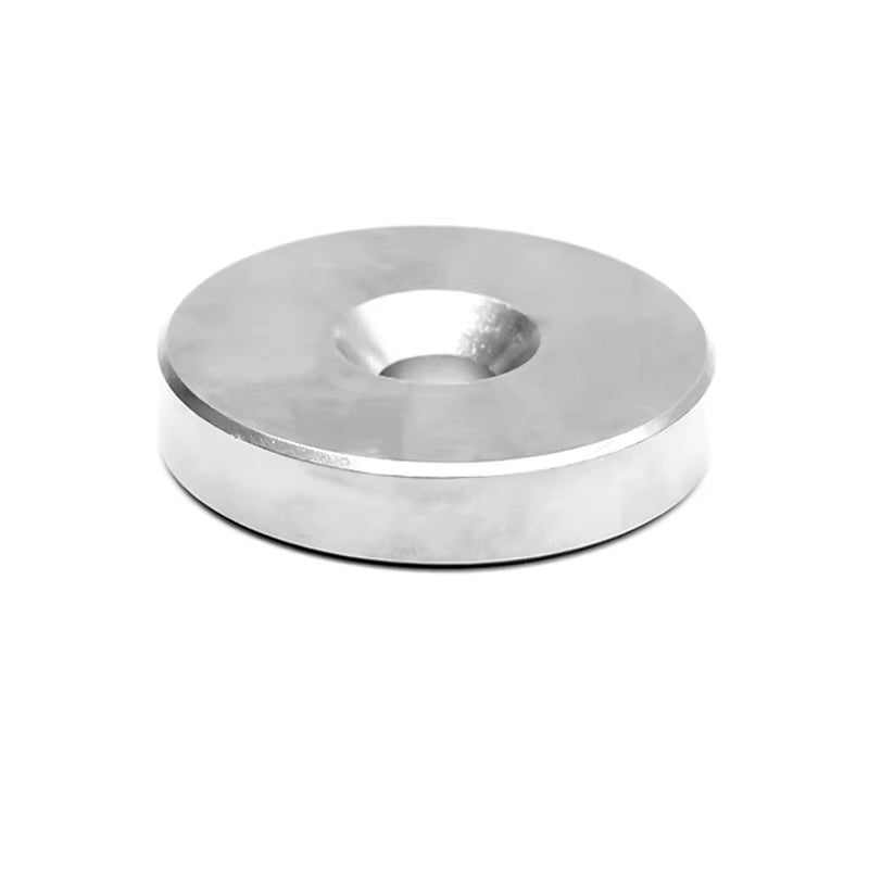 Imán de neodimio N50, disco 20 x 3 mm con agujero de 5mm-1