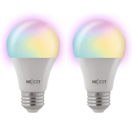 Bombilla LED inteligente Wi-Fi, de colores, 2 piezas