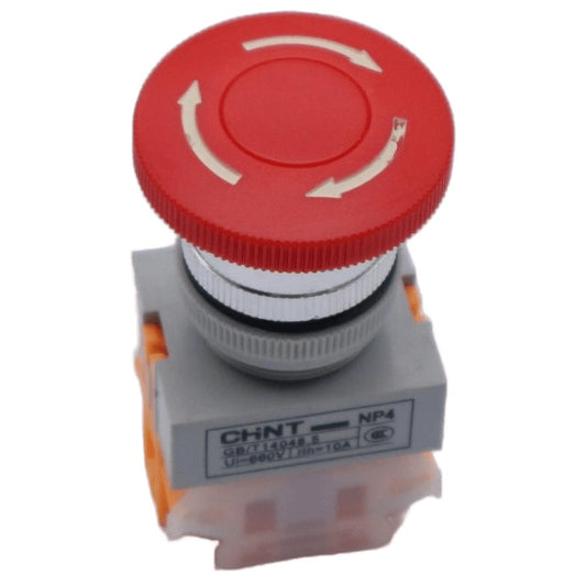 Switch Chint giratorio con enclave rojo NP4-11ZS/1-1