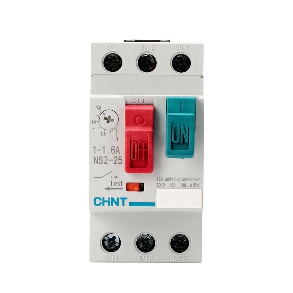 Guardamotor Chint NS2-25 6A a 10A-1