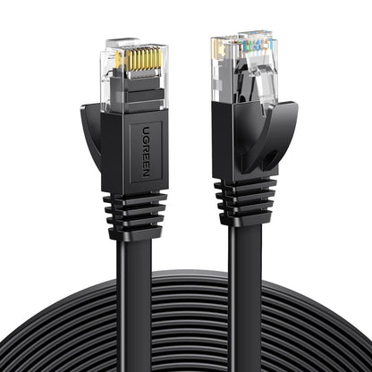 Cable de red plano UGREEN CAT 6 de 5m - negro-1