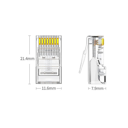 Conector UGREEN RJ45 CAT 6 - 10 unidades-2