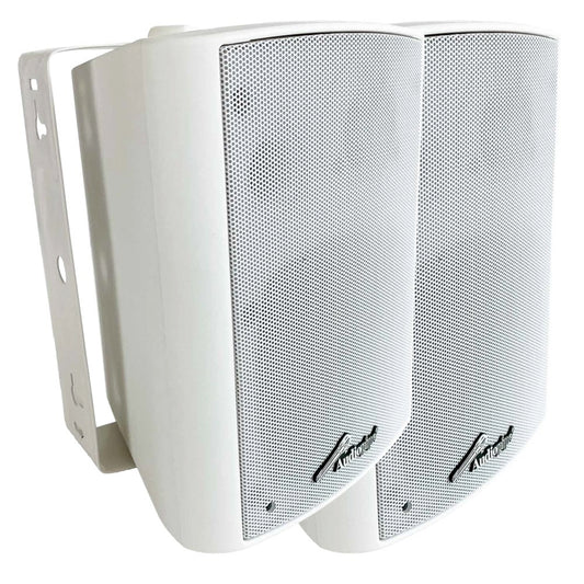 Bocina ambiental Audiopipe 4'' 60W 8 ohms - 2 unidades blancas-1
