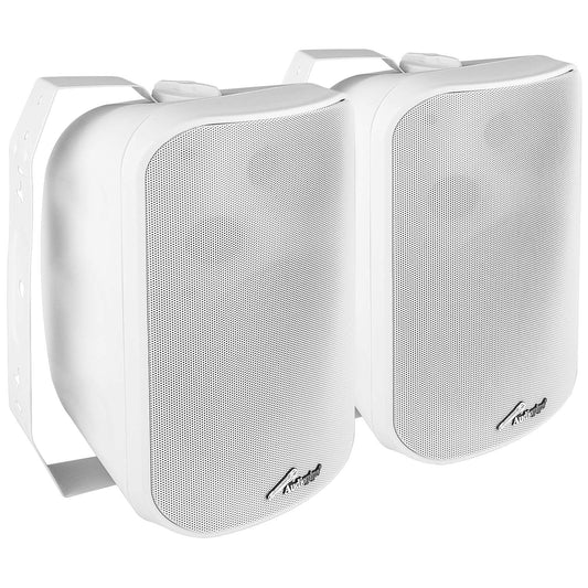 Bocina ambiental Audiopipe 6'' 100W 8 ohms - 2 unidades blancas-1