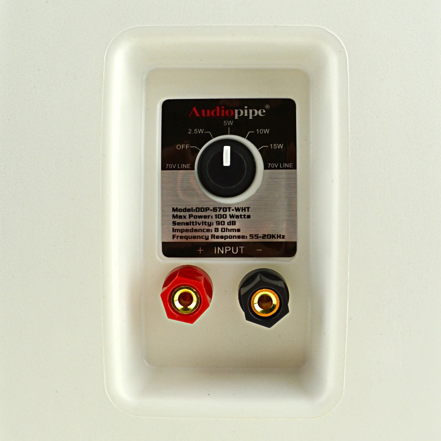 Bocina ambiental Audiopipe 6.5'' a 70V/100V - blanca-3