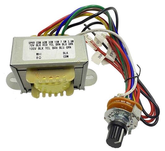Transformador Audiopipe 60W para 70V con selector