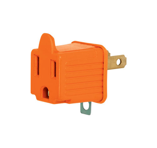 Adaptador de 3 a 2 Mitzu naranja-1