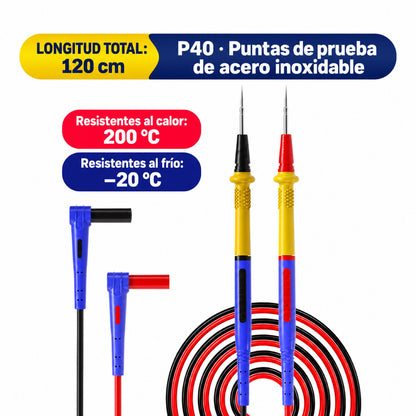 Puntas profesionales para multímetro Mechanic P40-3