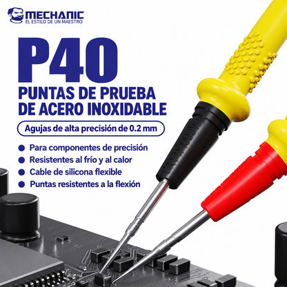 Puntas profesionales para multímetro Mechanic P40-4